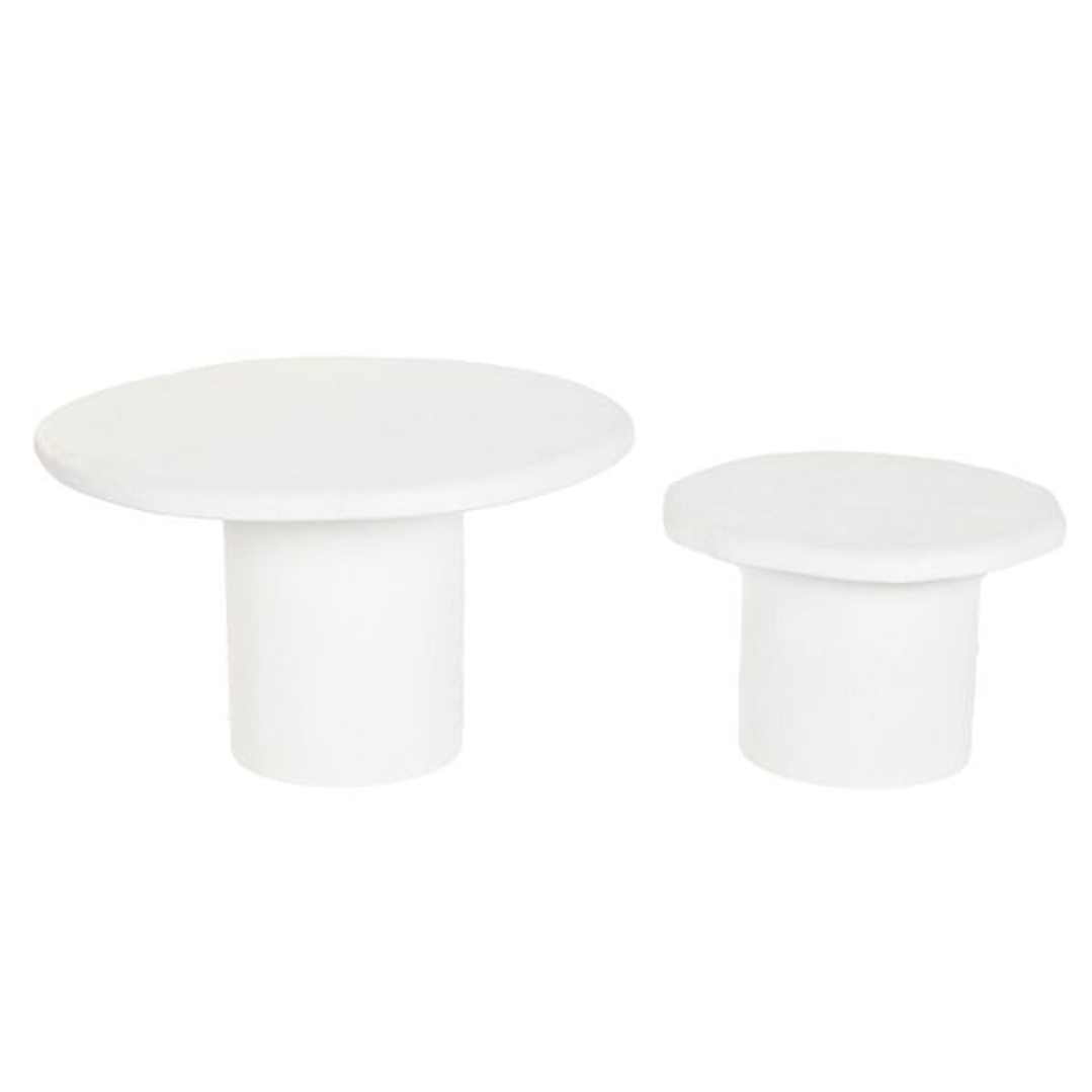 Juego de 2 Mesas Home ESPRIT | Madera de Mango Reciclada | Artesanía Sostenible | 75x75x35 cm 4