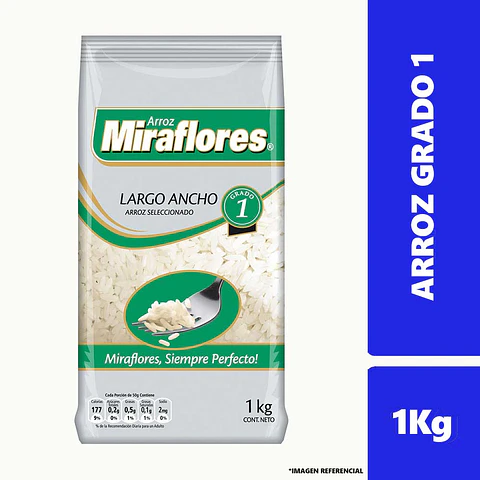 Arroz Miraflores Grado 1   1 k