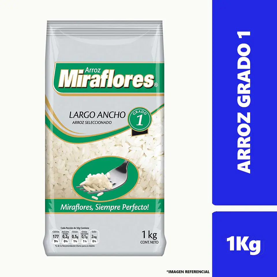 Arroz Miraflores Grado 1   1 k 1