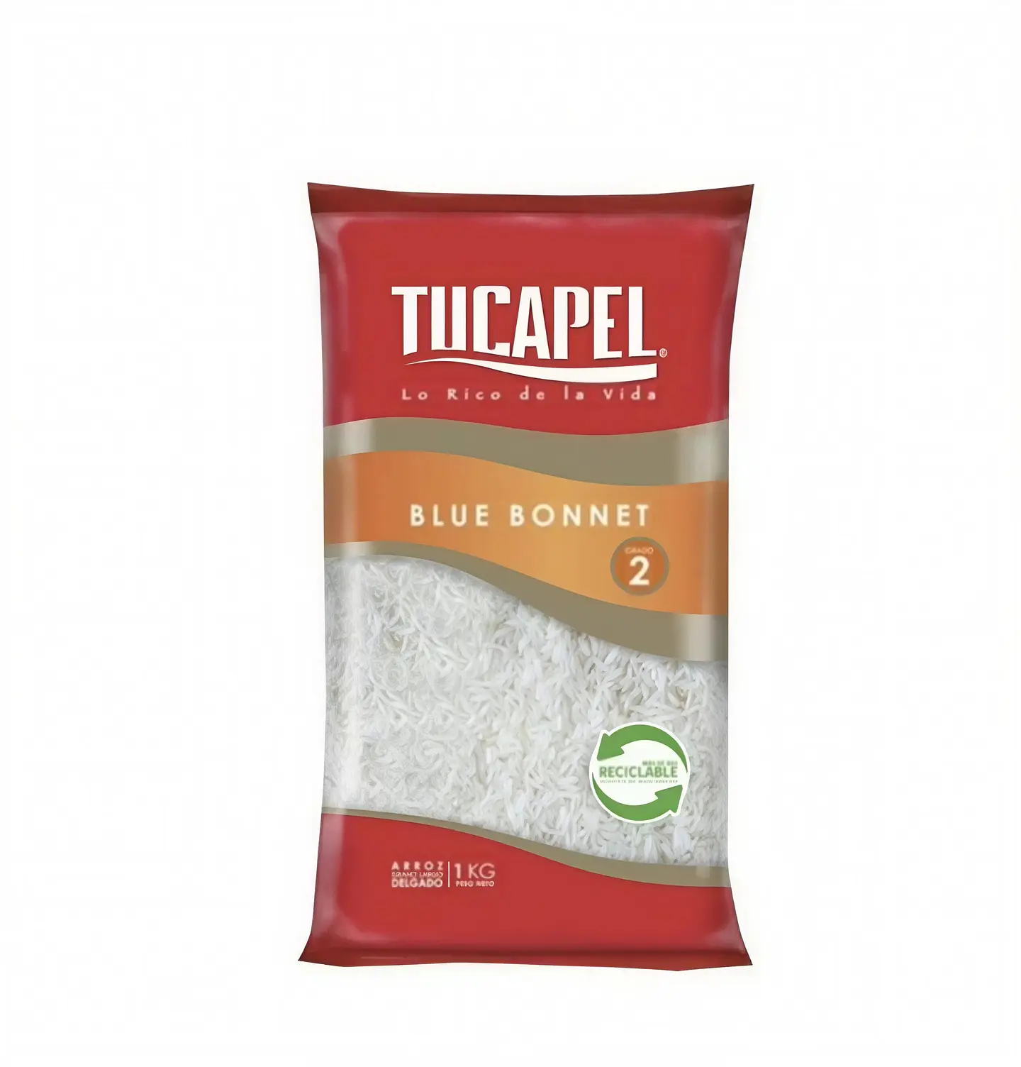 Arroz Tucapel Grado 2 Grano Largo, 1 kg  1