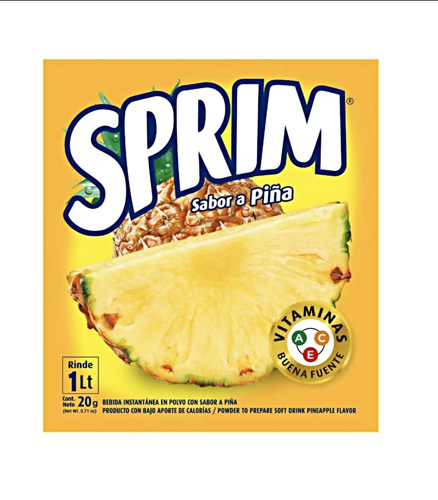 Jugo en Polvo Sprim Piña 20gr 1