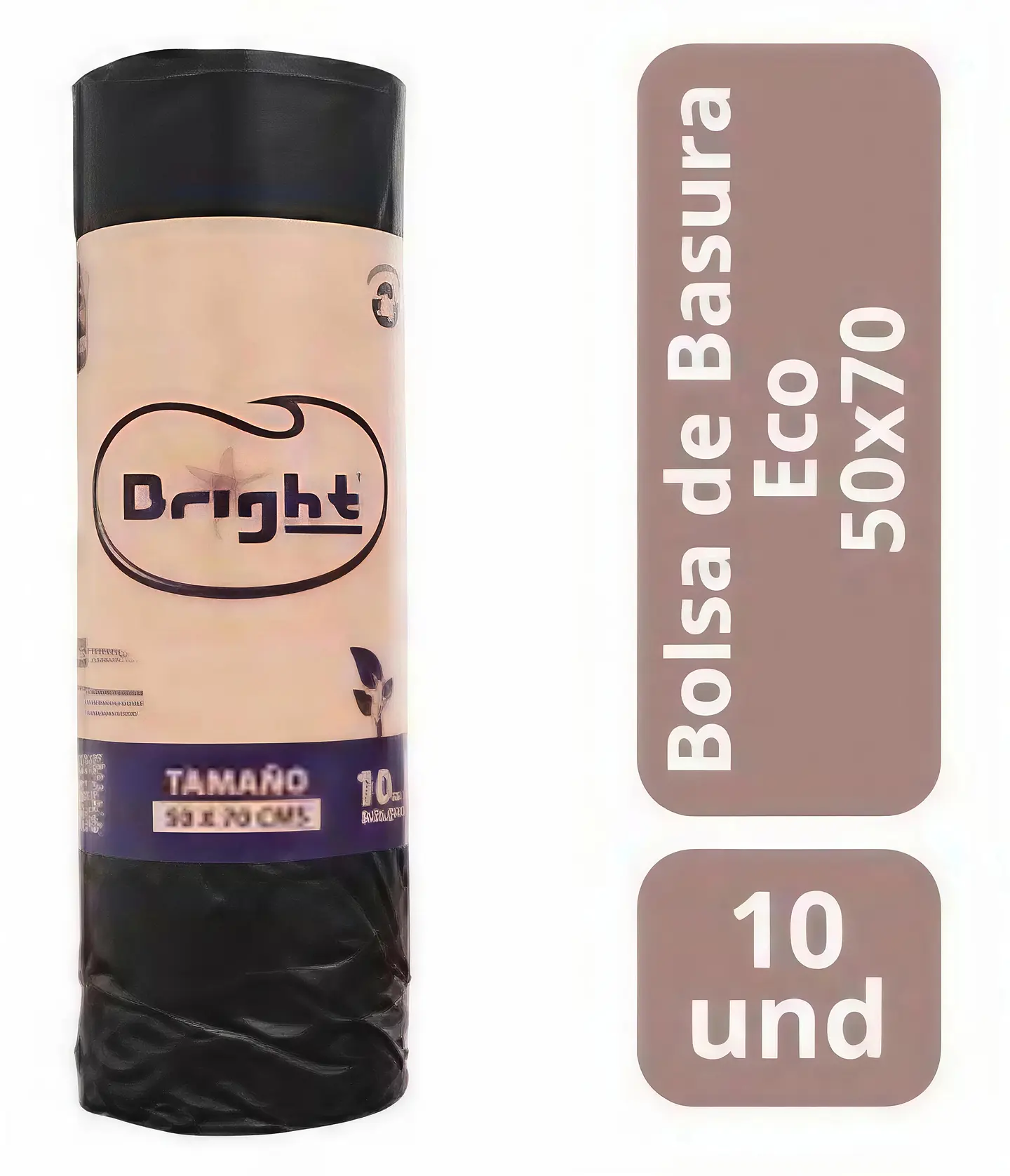 Bolsa de Basura Eco Bright 50x70 -10uds 1
