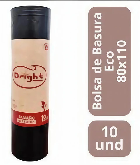 Bolsa de Basura Eco Bright 80x110 10 und