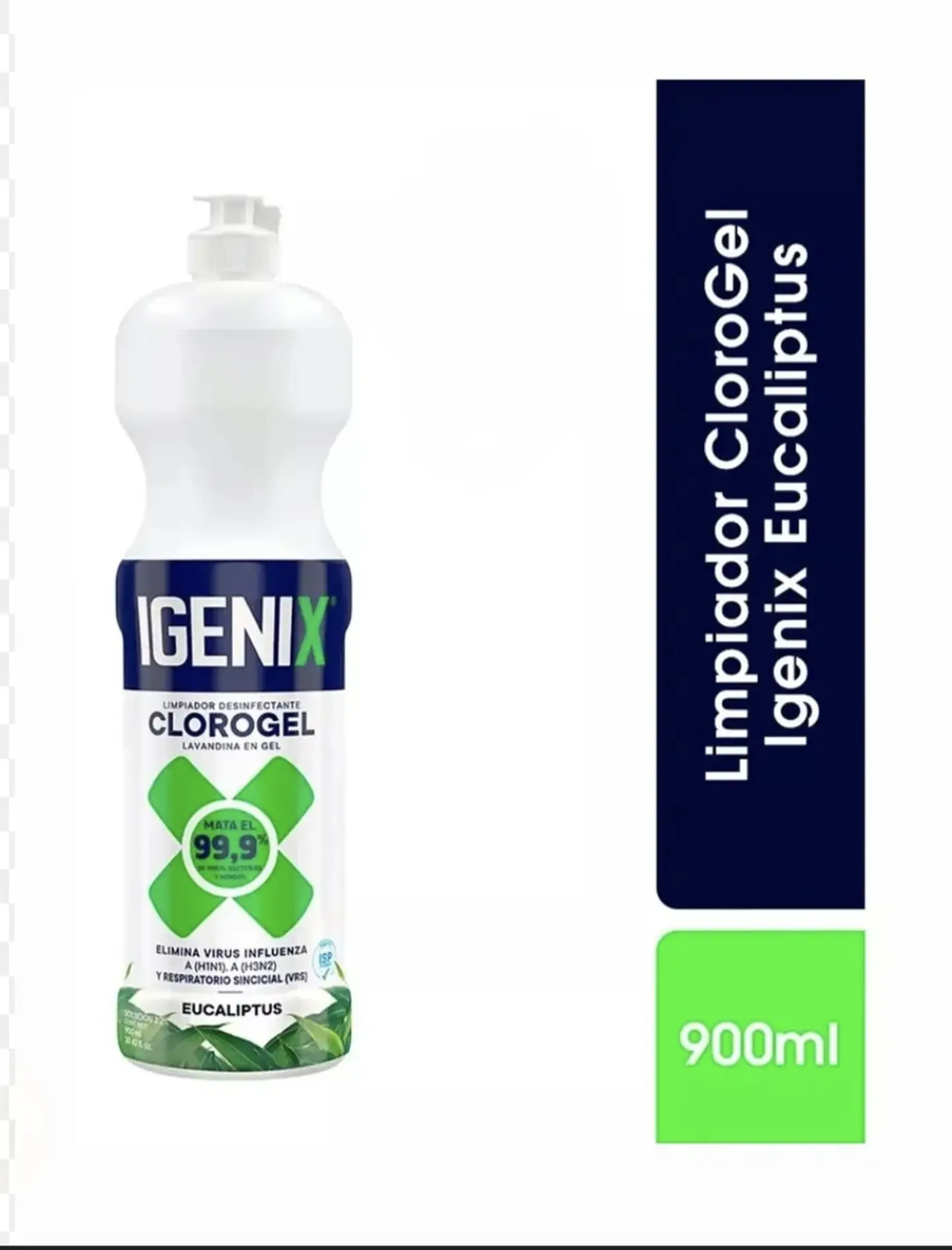Cloro Gel  Igenix Eucaliptus 900ml 1