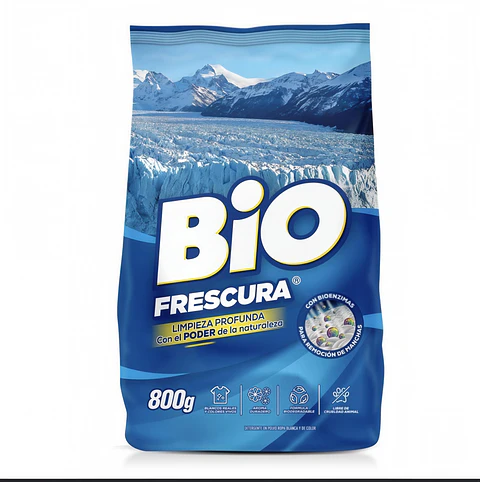 Detergente en Polvo Bio Frescura 800 g