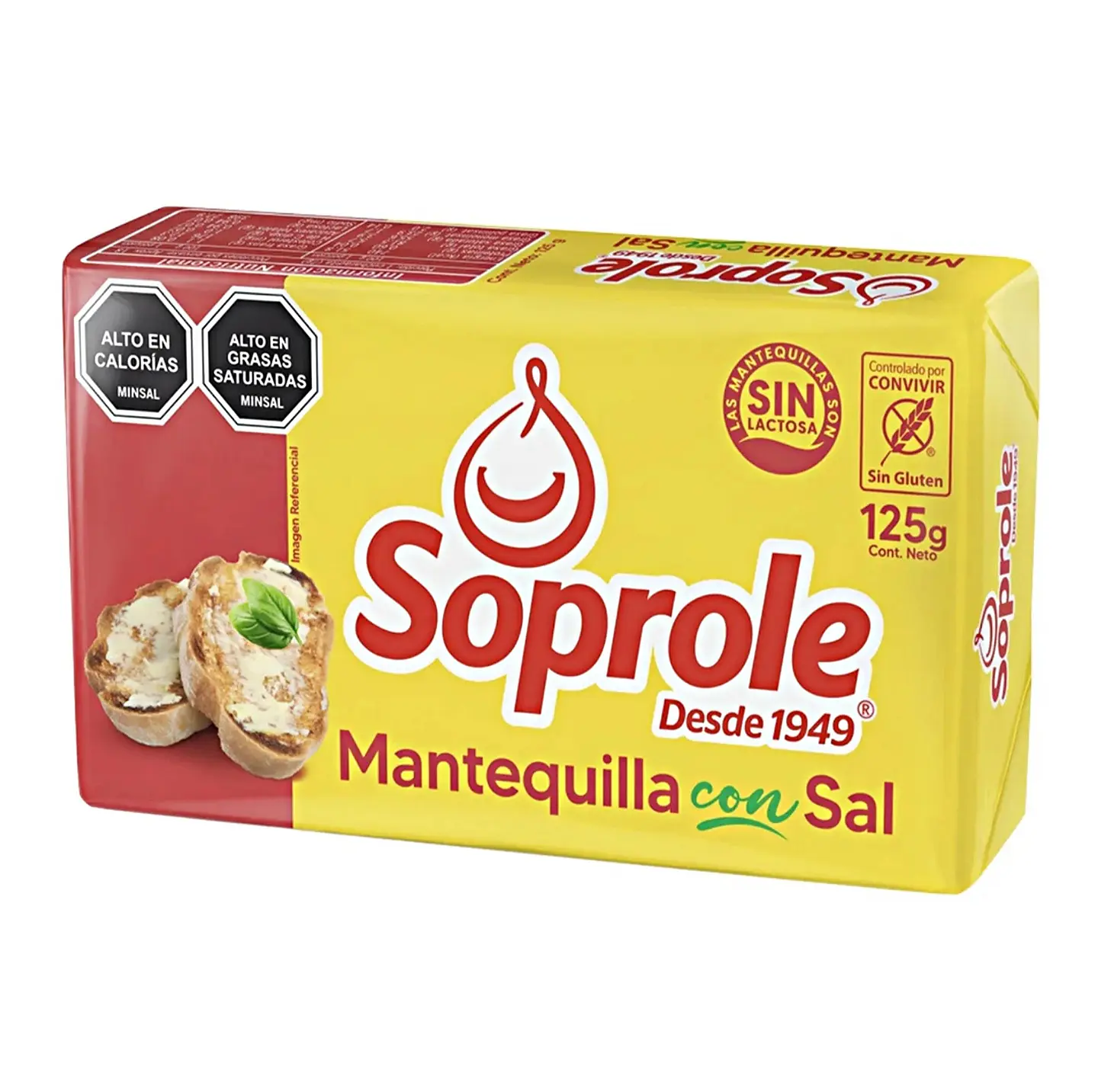 Mantequilla con Sal Soprole 125g 1