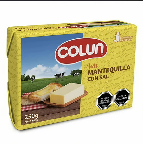Mantequilla con Sal Colun 250g