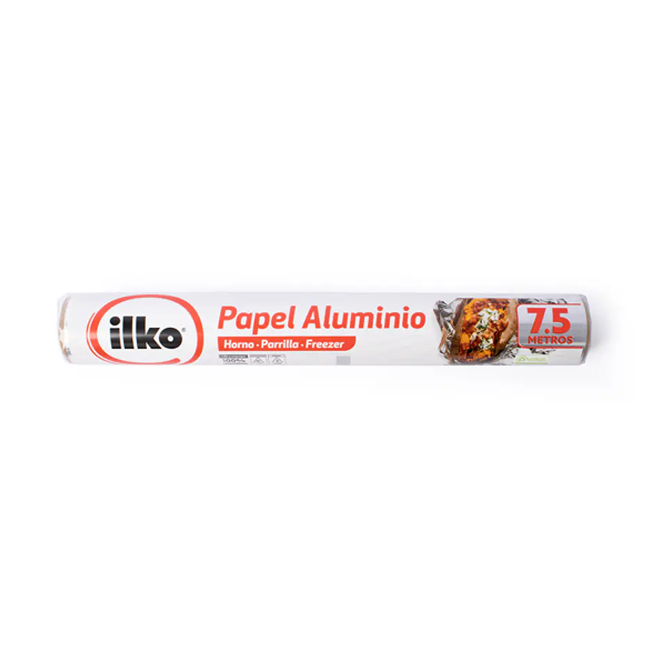 Papel Aluminio Tradicional ilko 7.5m 1