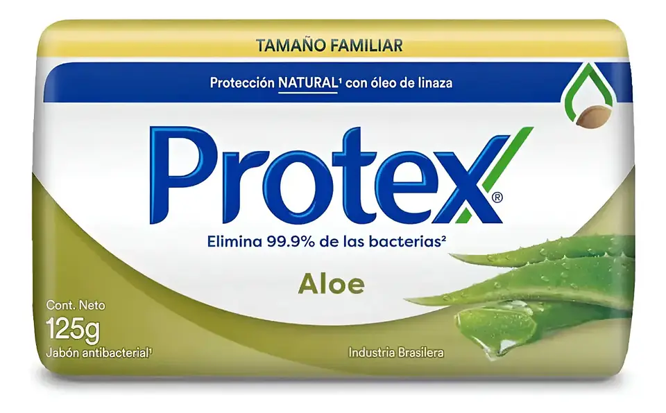 Jabón  Protex Antibacterial Aloe Vera 125g 1