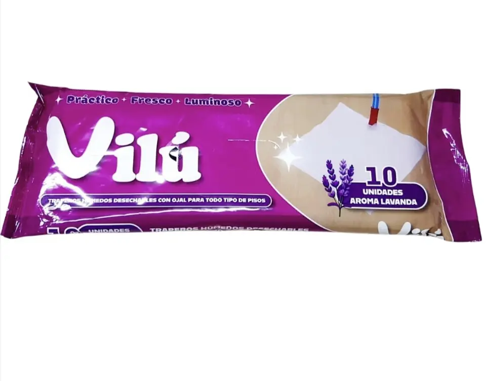 Traperos Humedos Vilu Lavanda x 10un 1