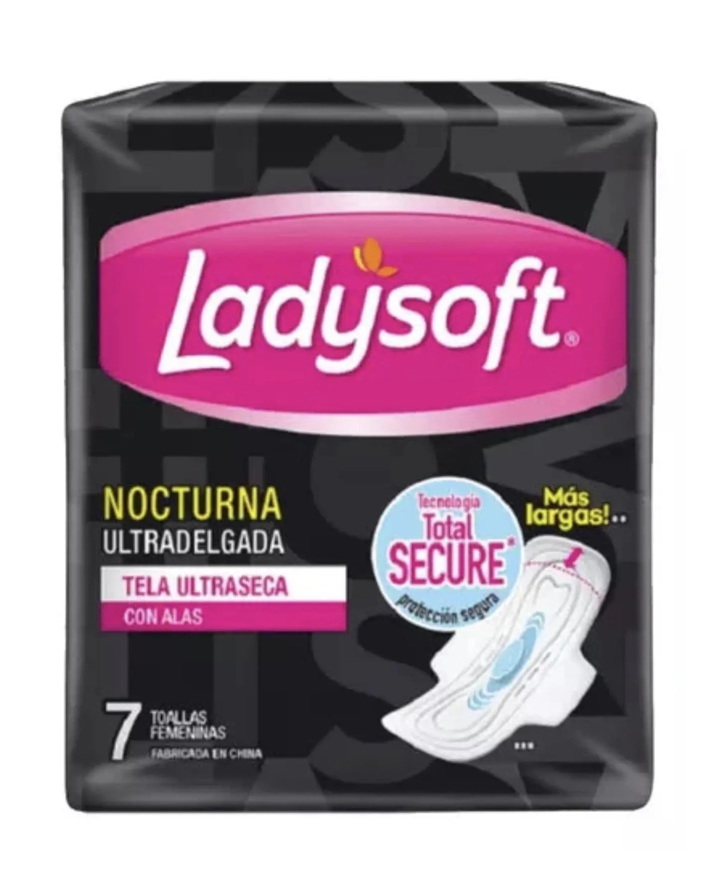 Toalla Femenina Nocturna Ladysoft Con Alas 7 Un 1