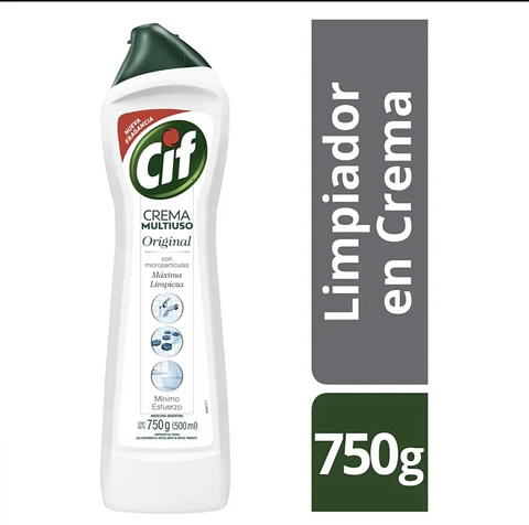 Limpiador crema 750 g original Cif