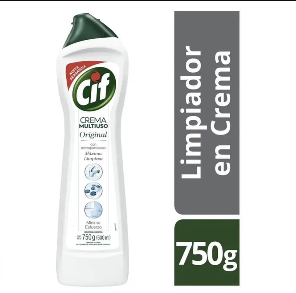 Limpiador crema 750 g original Cif 1