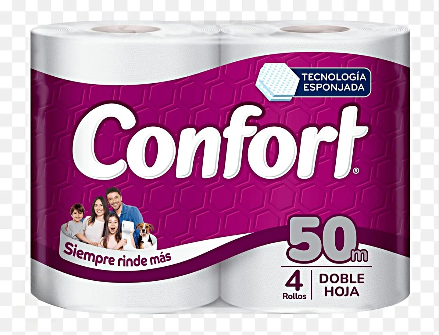 Papel Higiénico  Doble Hoja 50 m., 4 Un 1