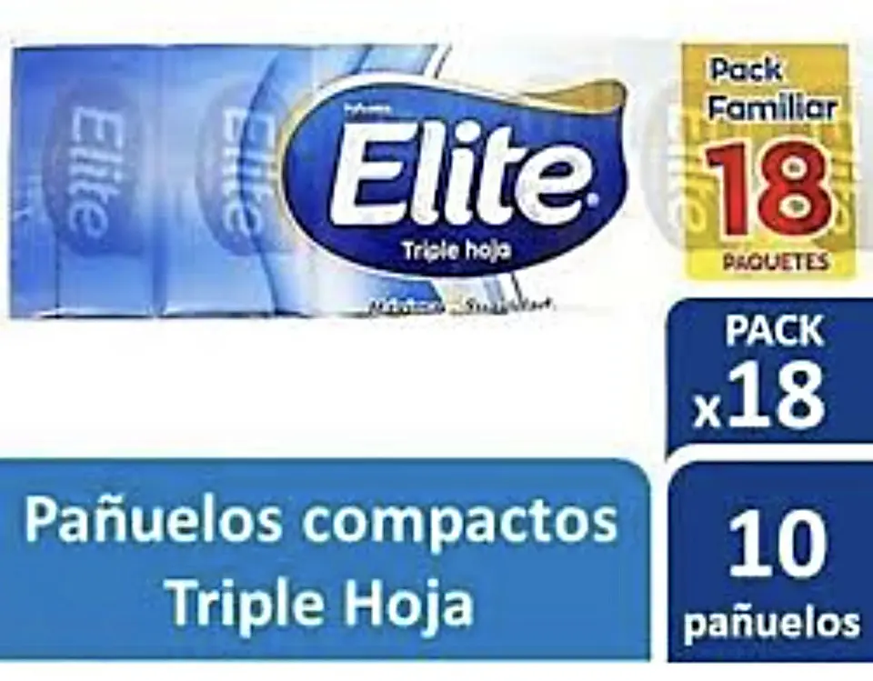 Pañuelos Triple Hoja Pack Familiar 18 paq, 10 Un 1