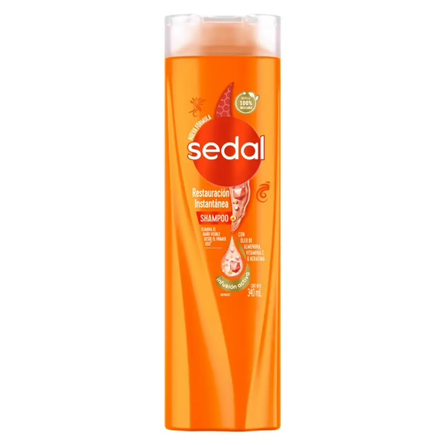 Shampoo Sedal Restauración instantánea, 340 ml 1