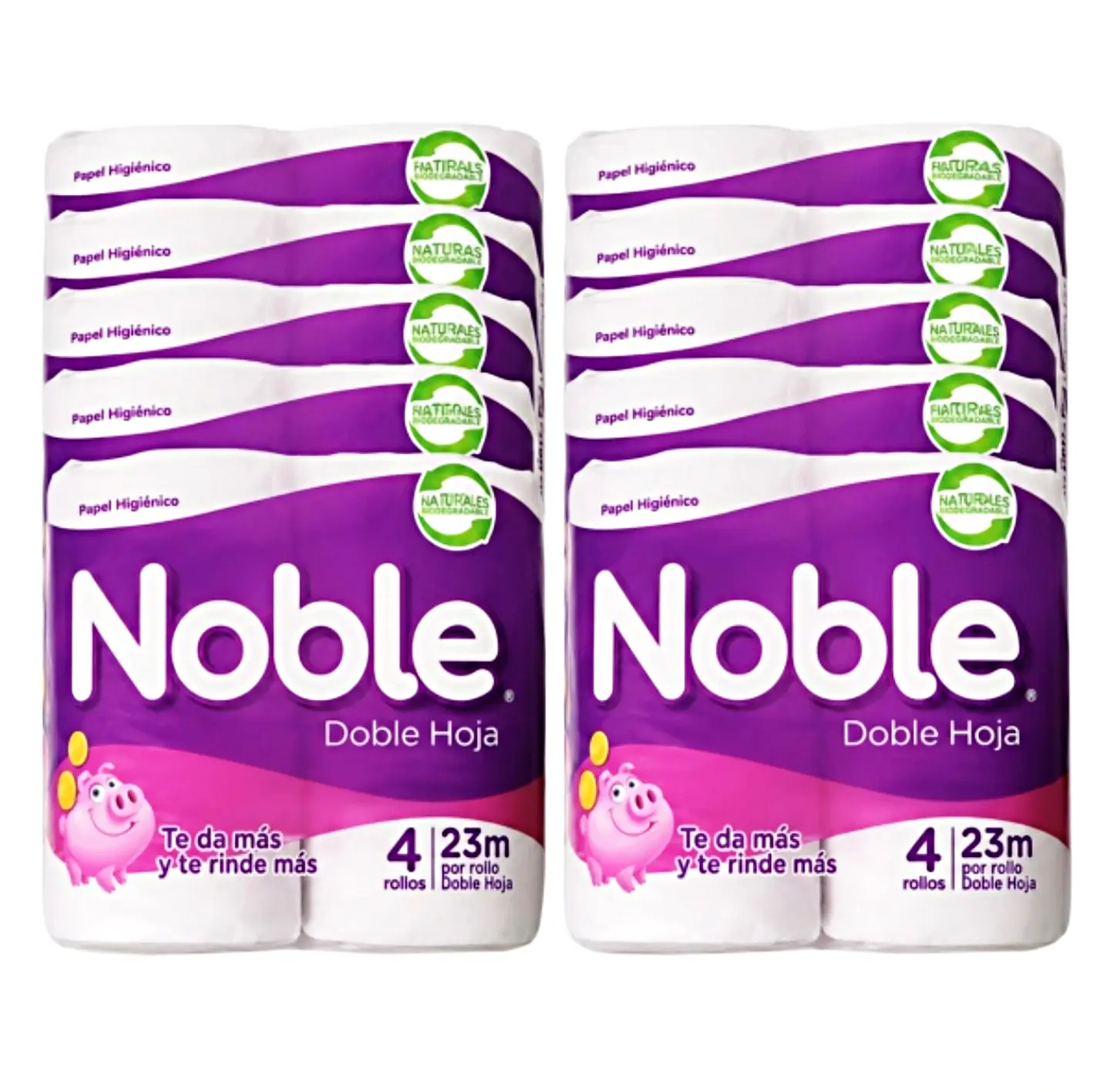  Manga Papel Higiénico Noble Doble Hoja 23m. 40 Rollos 1