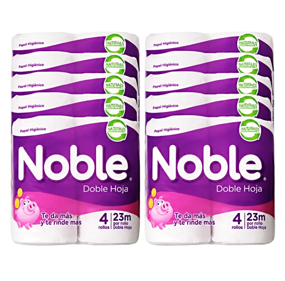  Manga Papel Higiénico Noble Doble Hoja 23m. 40 Rollos 1