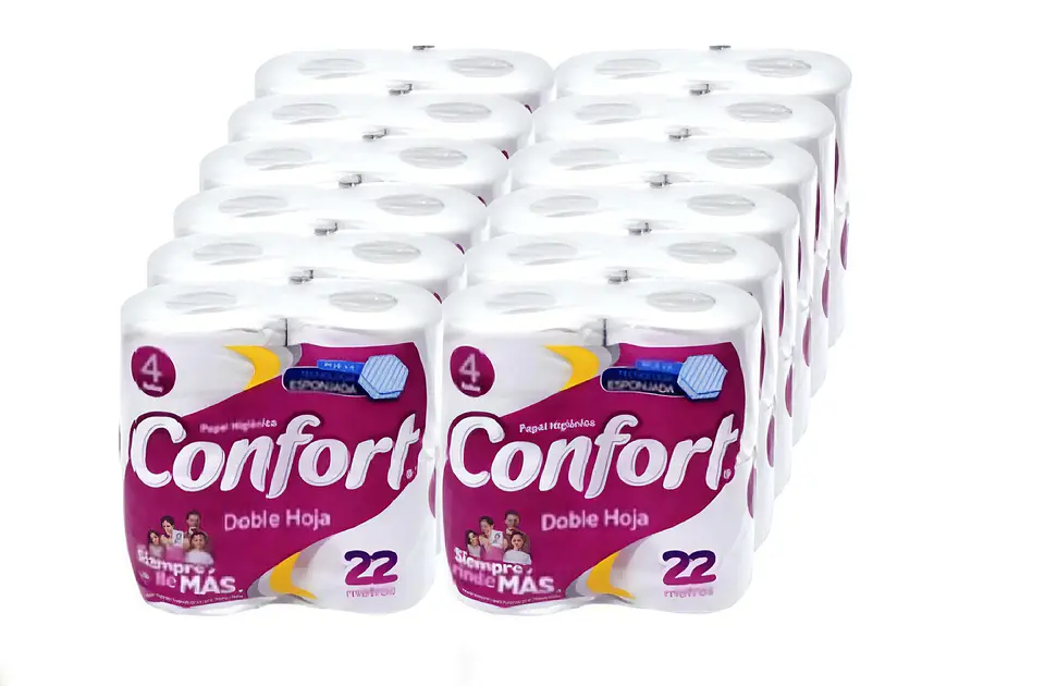 Manga Papel Higiénico Confort Doble Hoja de 22 m 48 Rollos 1