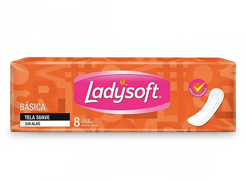 Toalla Higiénica Ladysoft Básica Plana