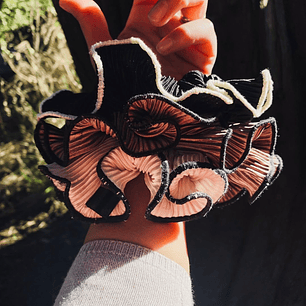 Scrunchies XL plisados