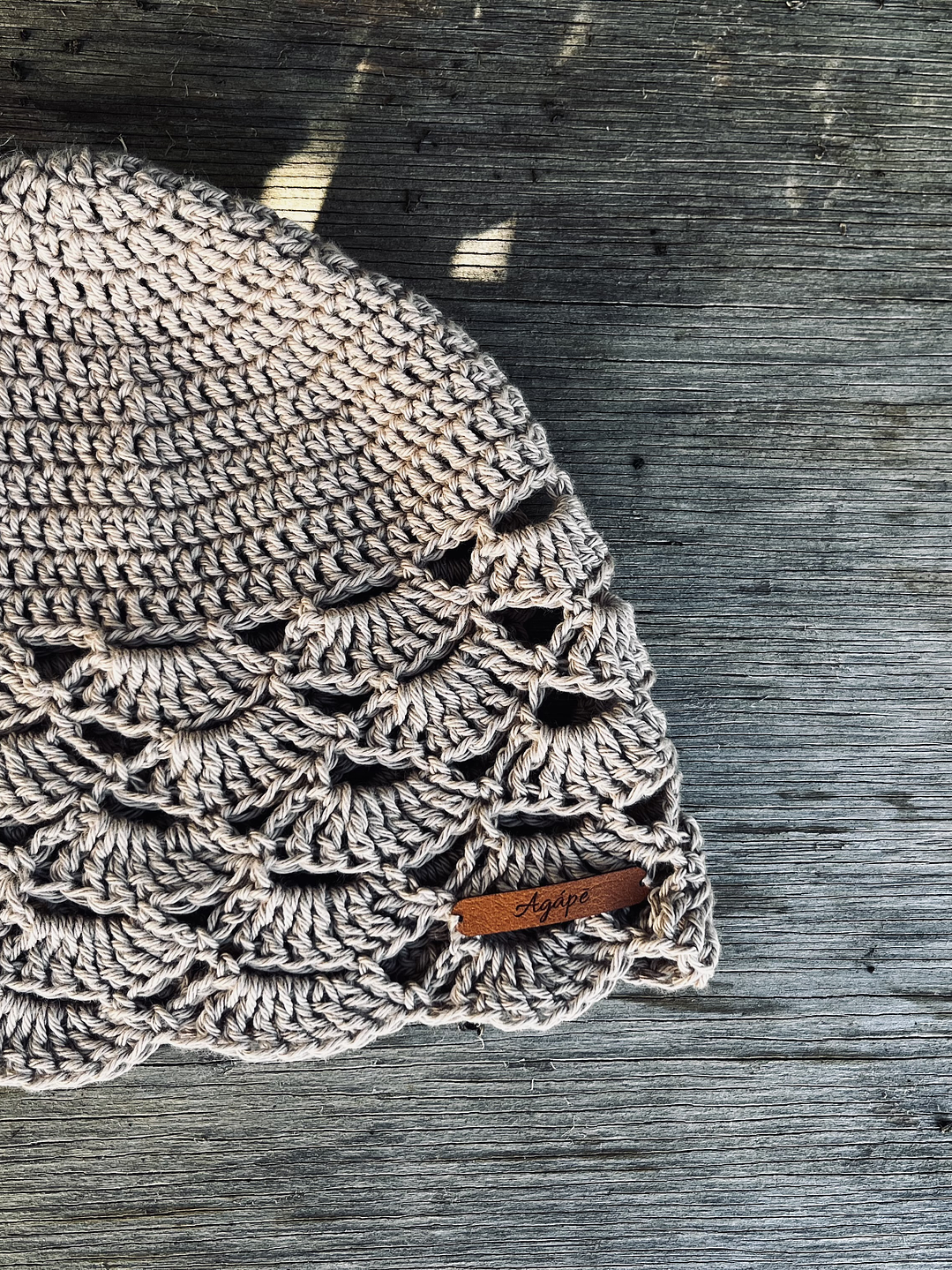 Casquete crochet mía  1
