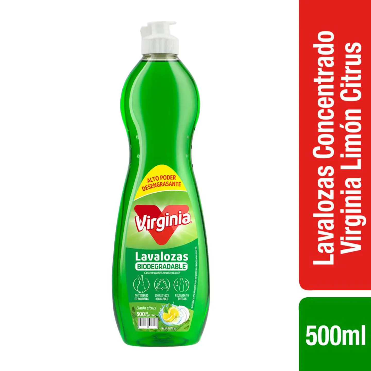 Lavalozas Virginia limón botella 500 ml 1