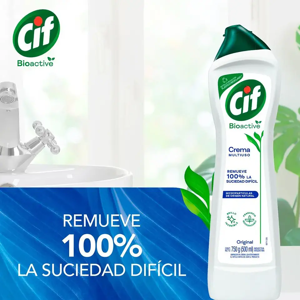 Limpiador Crema Cif Original 500 ml 2