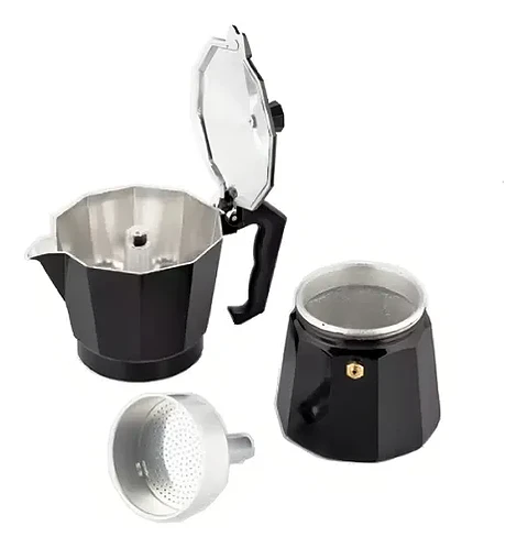 Cafetera Italiana Negra