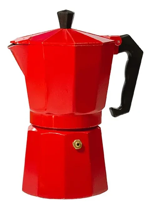Cafetera Italiana Roja