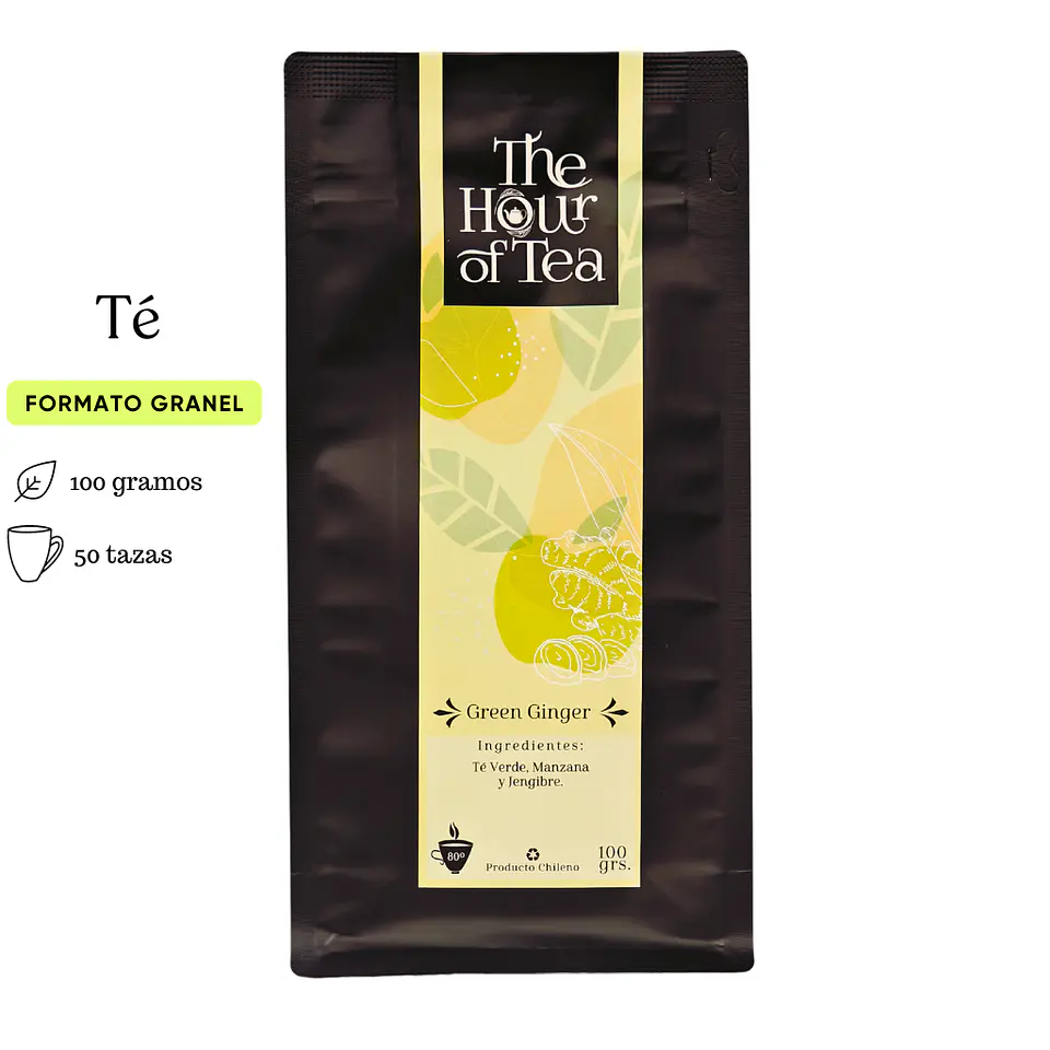Té Green Ginger - Doypack granel 1