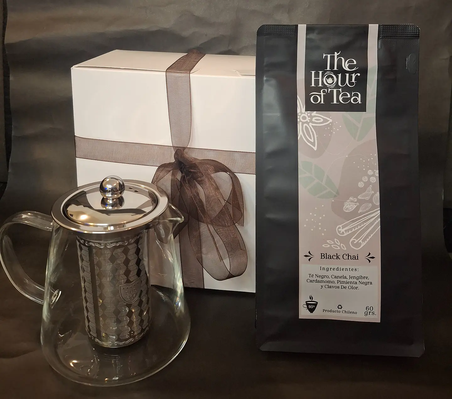Promo tetera1 + té granel elección + caja 1