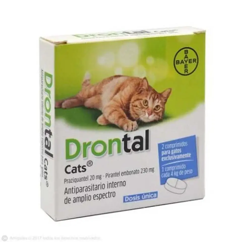 DRONTAL CAT CAJA 24 COMPRIMIDOS 1