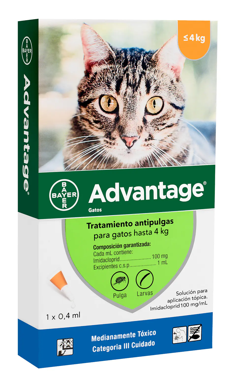 ADVANTAGE GATO HASTA 4 KG 1