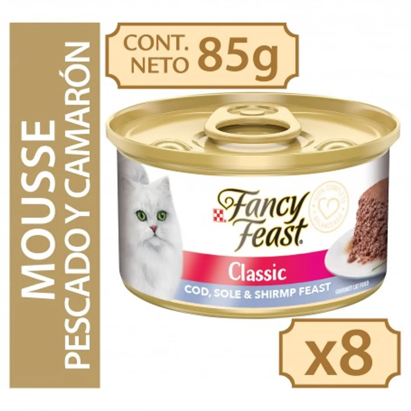 PACK FANCY FEAST 8 X 85 GR CLASSIC PEZ CAMARON 1