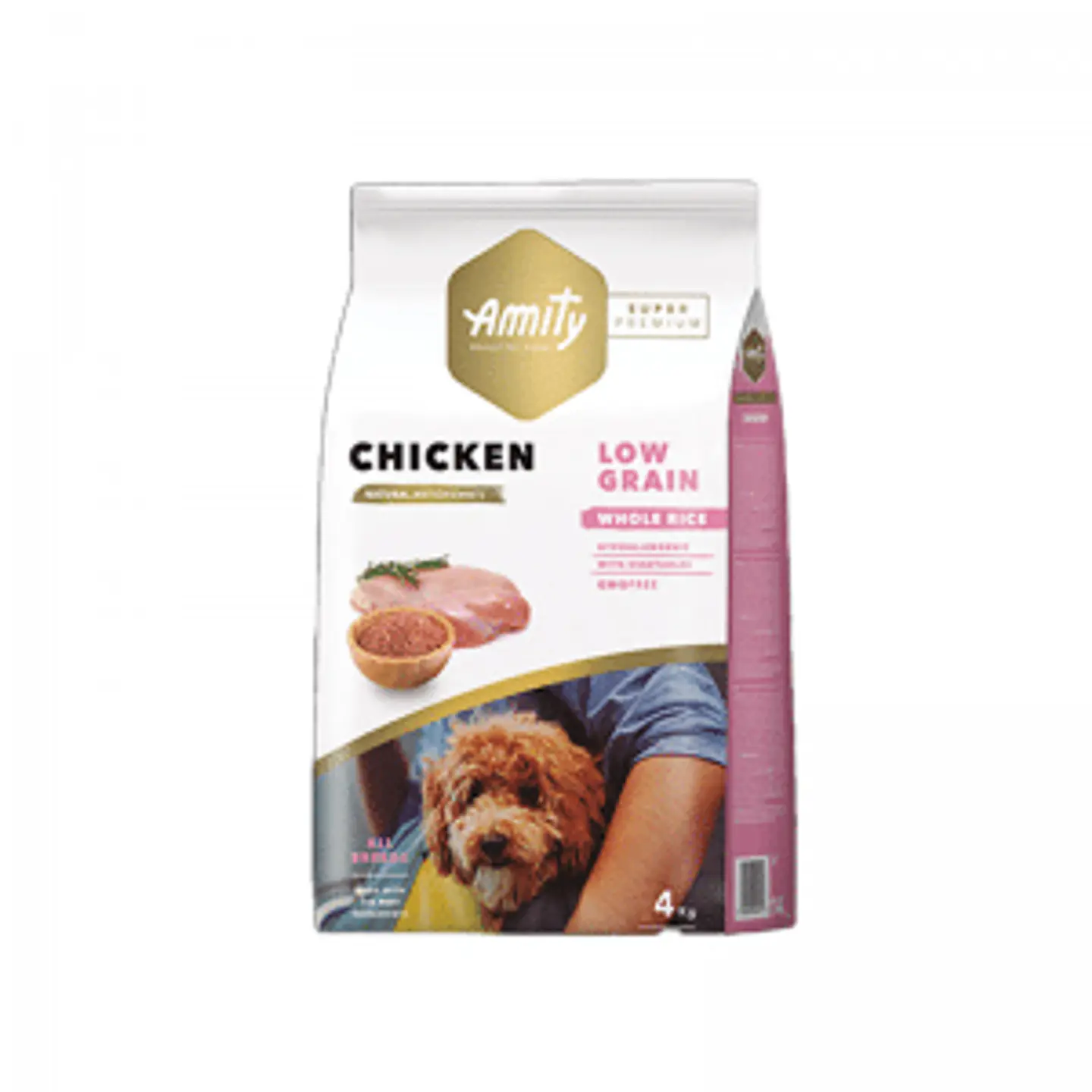 AMITY SP LOW GRAIN CHICKEN ADULT 4 KG  1