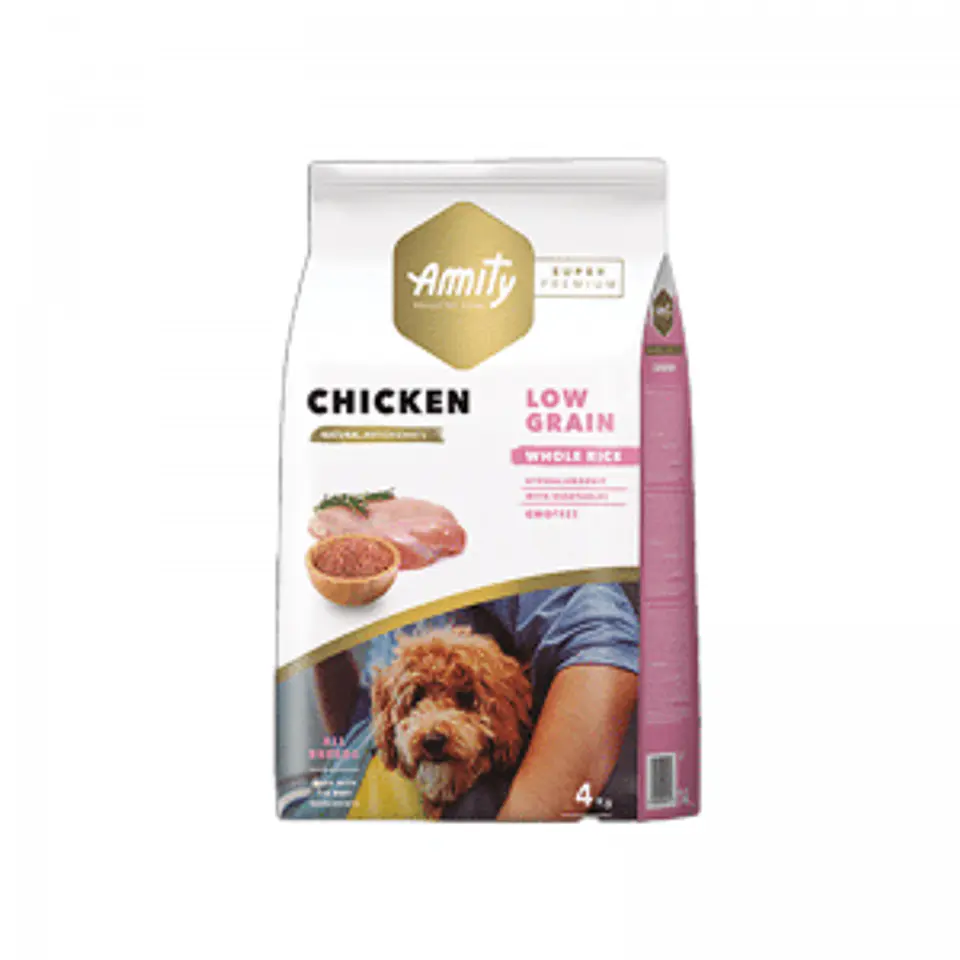 AMITY SP LOW GRAIN CHICKEN ADULT 4 KG  1