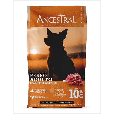 ANCESTRAL PERRO ADULTO RAZA PEQUEÑA 10 KG