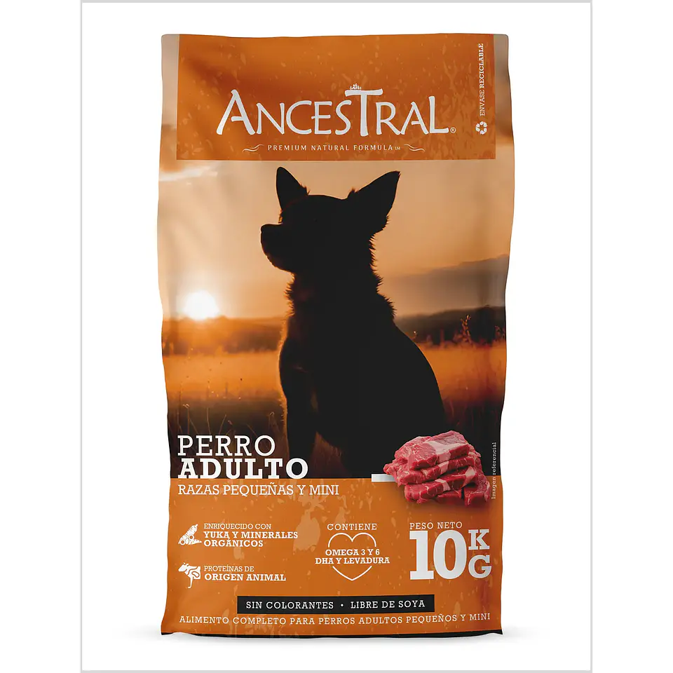 ANCESTRAL PERRO ADULTO RAZA PEQUEÑA 10 KG 1