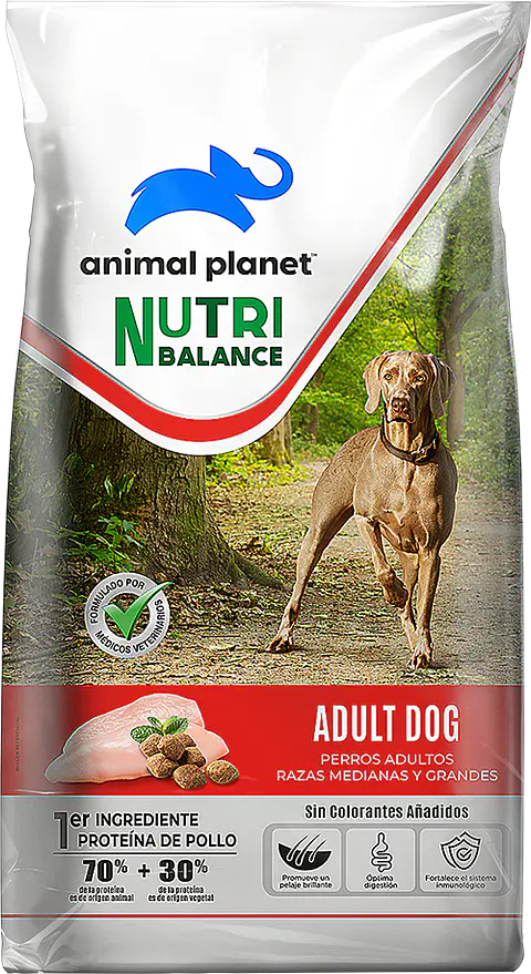 ANIMAL PLANET ADULTO RAZA MEDIANA Y GRANDE 20 KG 