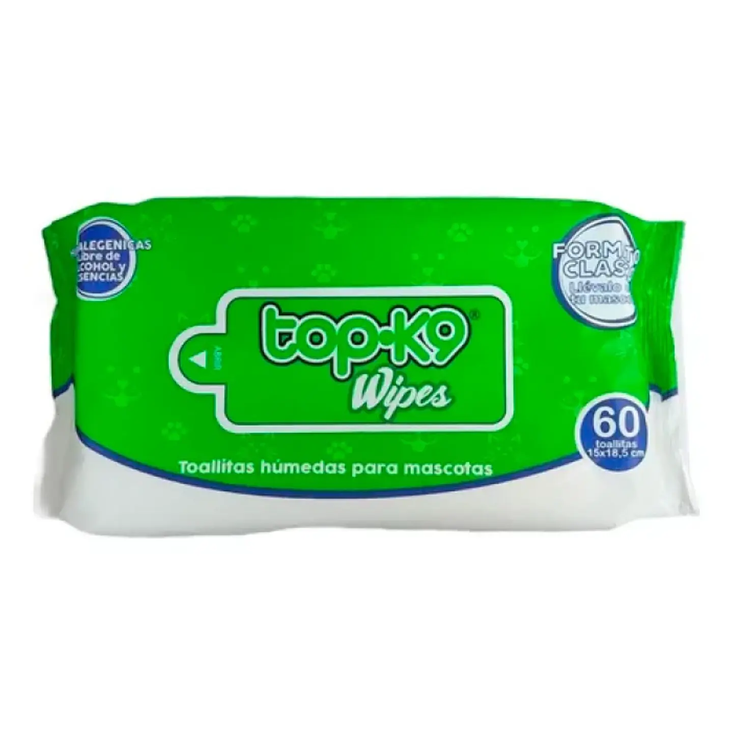 PROMOCION 2X TOALLITA HUMEDA TOPK9 60 UNID. 1