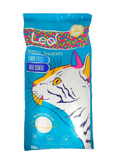 ARENA LEO BLANCA C/CARBON 17 KG