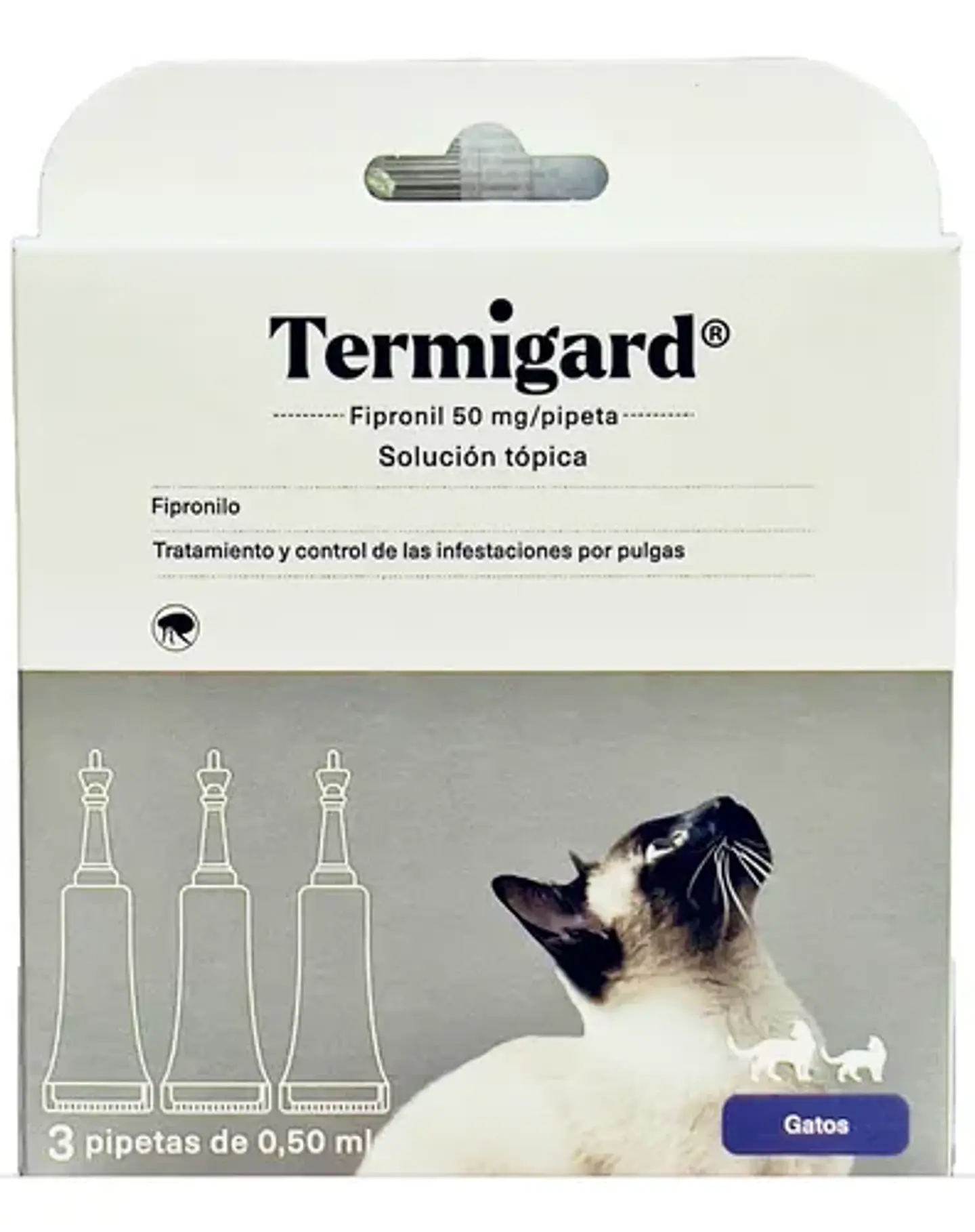 TERMIGARD PIPETA GATOS 0,50 ML 3 UNIDADES 1