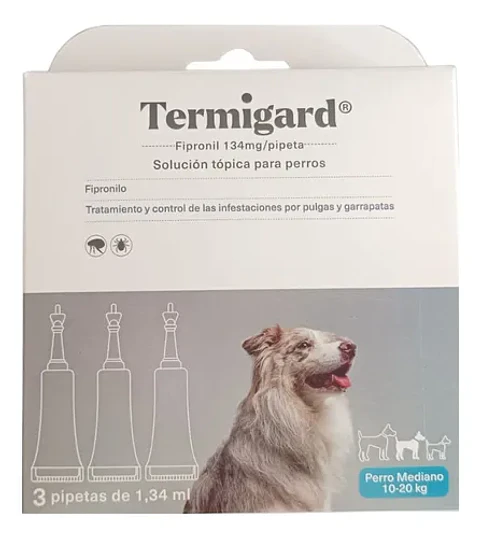 TERMIGARD PIPETA PERRO 10-20 KG 1,34 ML (3 UNIDADES)
