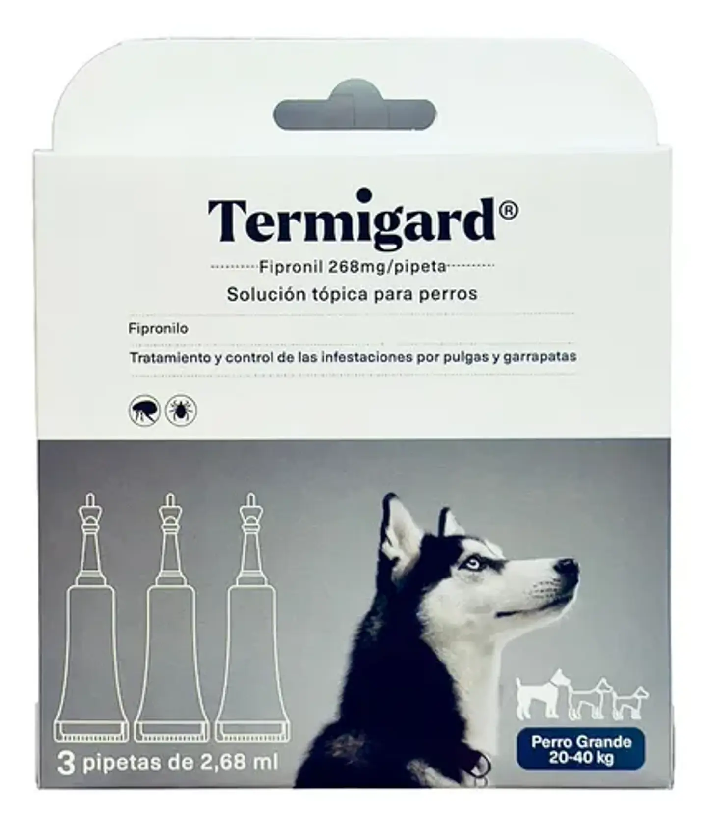TERMIGARD PIPETA PERRO 20-40 KG 2,68 ML (3 UNIDADES) 1