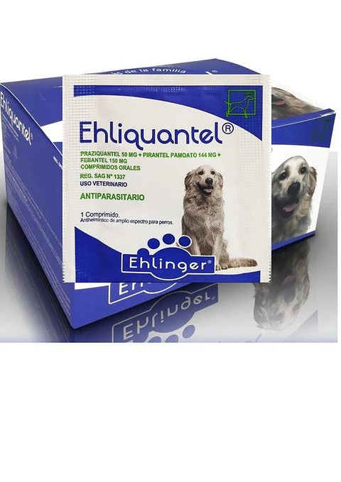 CAJA EHLIQUANTEL 50 COMPRIMIDOS