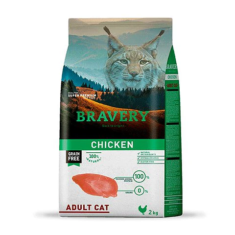 BRAVERY GATO CHICKEN ADULTO ESTERILIZADO 
