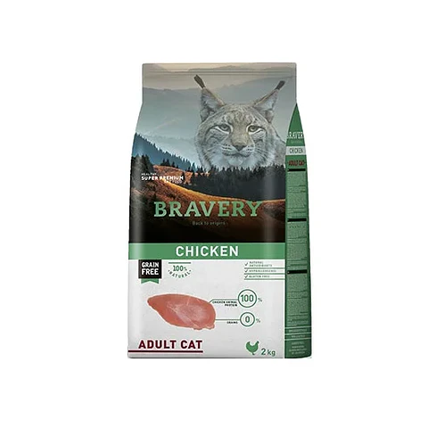 BRAVERY GATO CHICKEN ADULTO CAT 7 KG