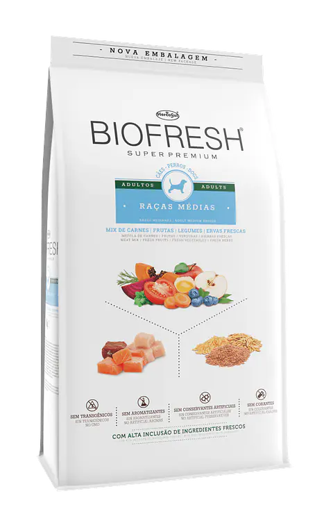 BIOFRESH SP PERROS ADULTO RAZ MED 3 KG