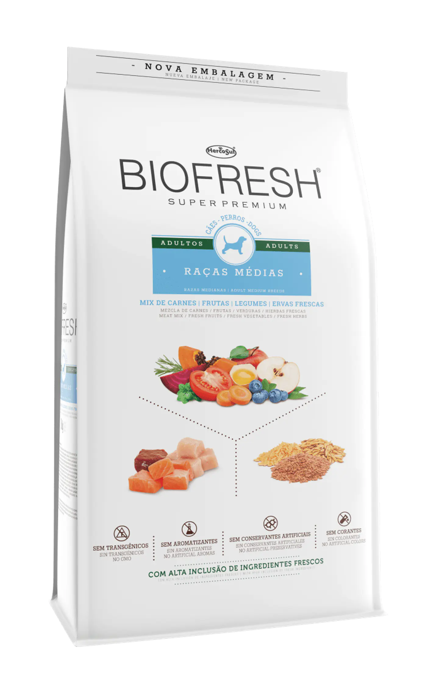 BIOFRESH SP PERROS ADULTO RAZ MED 3 KG 1